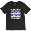 teach success tee V-Neck Tee