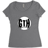 THE GITARIS Women's Triblend Scoop T-shirt