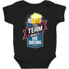 drinking beer Baby Bodysuit