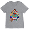 paw patrol birthday boy grandma V-Neck Tee