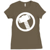 thor logo avengers marvel Ladies Fitted T-Shirt