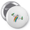 Rainbow Puke Pin-back button