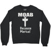 moab military mother of all bombs Crewneck Sweatshirt