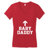 baby daddy funny new Women's V-Neck T-Shirt