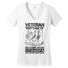 Veteran Don't Thank Me Thank My Grandpa Who Never Came Back Women's V-Neck T-Shirt