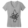 surf rider Women's V-Neck T-Shirt