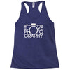 i love photography best trending Racerback Tank