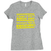 i hope i dont black out because this is awesome Ladies Fitted T-Shirt