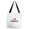 i love summer Tote Bags