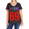 tekashi 6ix9ine  gummo 69 Ladies Curvy T-Shirt