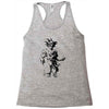 saiyan sun Racerback Tank