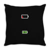 Mommy Dead Battery Throw Pillow