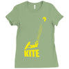 kite kitesurfen kiteboarden fun extremsport top Ladies Fitted T-Shirt