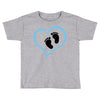 Baby Boy with Heart Any Name Customized Toddler T-shirt