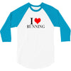 i love running 3/4 Sleeve Shirt
