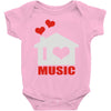 new i love house Baby Onesie
