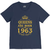 queens are born in 1963 V-Neck Tee
