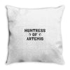 Huntress of Artemis Throw Pillow