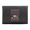 christmas ugly shark Accessory Pouches