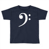 bass clef hat Toddler T-shirt