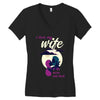 to the moon and back Women's V-Neck T-Shirt