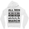 all men are created equal march Zipper Hoodie