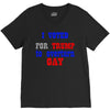 i voted for trump to overturn gay V-Neck Tee