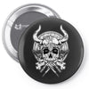 skull viking Pin-back button