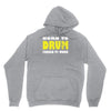born to drum forced to work Hoodie
