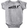 evolution of a darts player t shirt phil taylor board Baby Onesie
