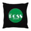 little boss Throw Pillow