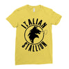 italian stallion Ladies Fitted T-Shirt