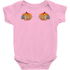 pumpkin skull hand Baby Bodysuit
