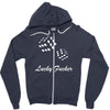 lucky fuers dice Zipper Hoodie