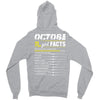 October Girl Facts Scorpio Zipper Hoodie