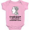 12  engineer understand Baby Bodysuit