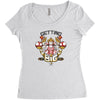 peach's gym Women's Triblend Scoop T-shirt