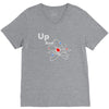 up and atom funny science best product V-Neck Tee