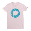 camera shutter Ladies Fitted T-Shirt