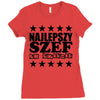 najlepszy azef Ladies Fitted T-Shirt