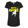 ride the rocket battle gaming Maternity Scoop Neck T-shirt