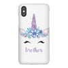 birthday unicorn family series brother iPhoneX Case