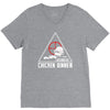 battle ground chicken dinner V-Neck Tee