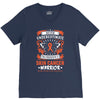 Never Underestimate the Strength of a Skin Cancer Warrior V-Neck Tee