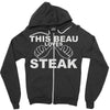 steak Zipper Hoodie