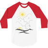on the top (mountain) 3/4 Sleeve Shirt