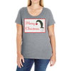 merry christmas Ladies Curvy T-Shirt