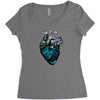 nature heart Women's Triblend Scoop T-shirt
