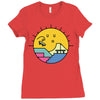 Sun Skate Ladies Fitted T-Shirt