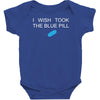 i wish i took the blue pill Baby Bodysuit